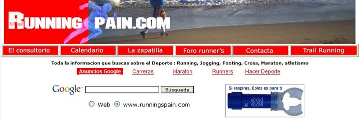 Running Spain eolos